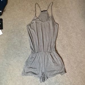 brandy striped romper